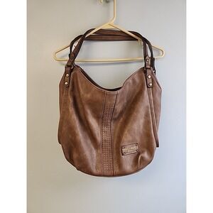 Darcy Marks London Brown Faux Leather Purse Tote Shoulder Bag Large‎ Handbag